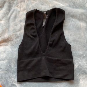 black going out tank top